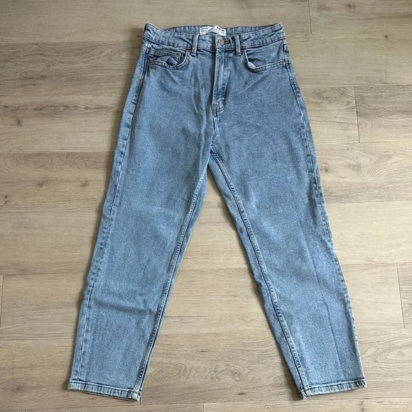 Stradivarius Sky Blue High Rise Jeans - Picture 1 of 4